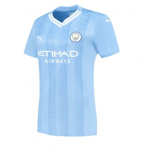 Manchester City Replica Home Stadium Shirt for Women 2023-24 Short Sleeve